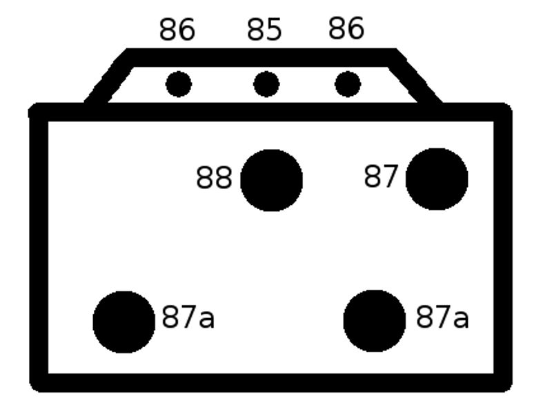Doppel-Schwerlast-Relais (12 V, 500 A)