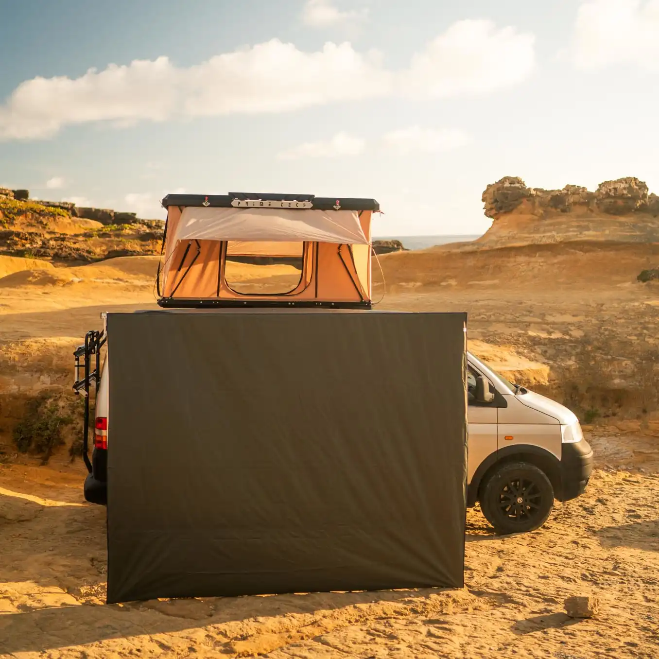 Tarp Pro – Erweiterung zur Fahrzeug-Markise 250 cm, oliv-grün