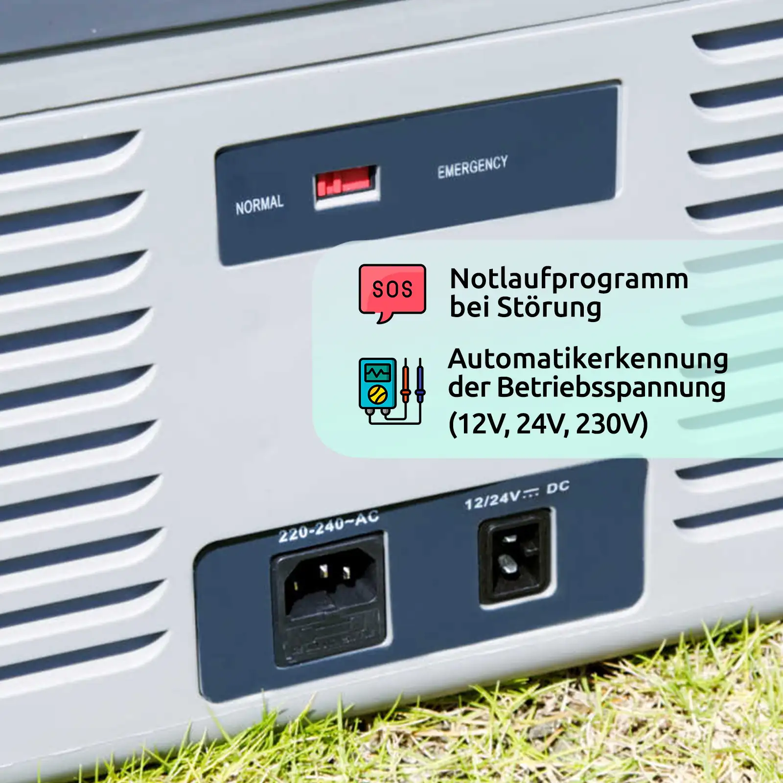Kompressor-Kühlbox Pro-BT Bluetooth-Steuerung -22° C, 12/24 V (60 l) inkl. Solarpanel