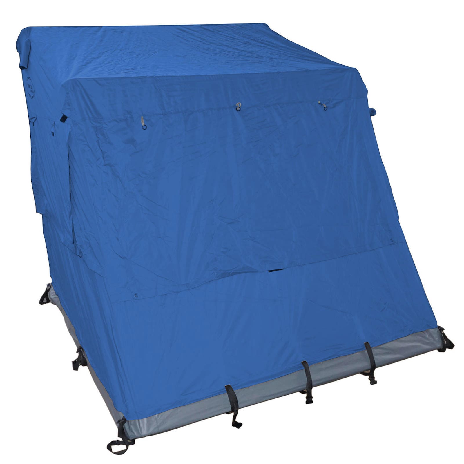Anbauzelt 200x200x200 cm – Erweiterung zum Autodachzelt (blau)