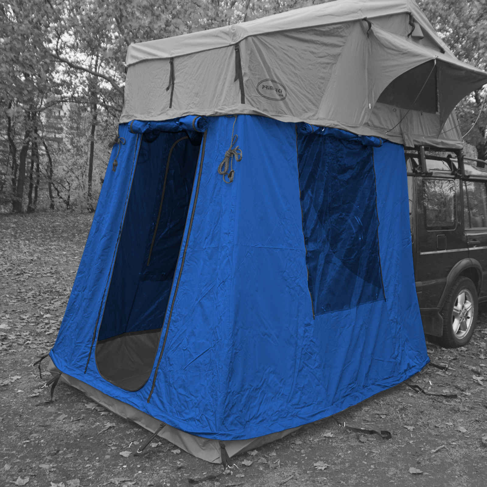 Vorzelt zum Autodachzelt Extended XL (blau)