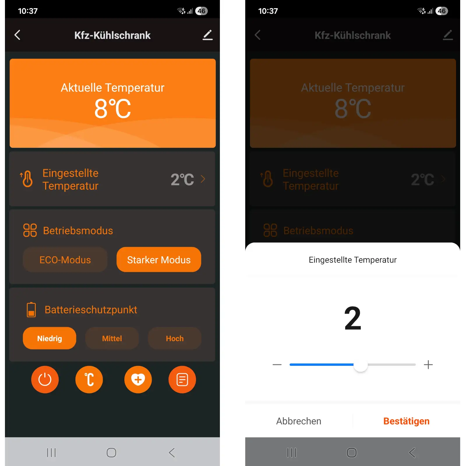 Kompressor-Kühlbox Pro-BT Bluetooth-Steuerung -22° C, 12/24 V (60 l)
