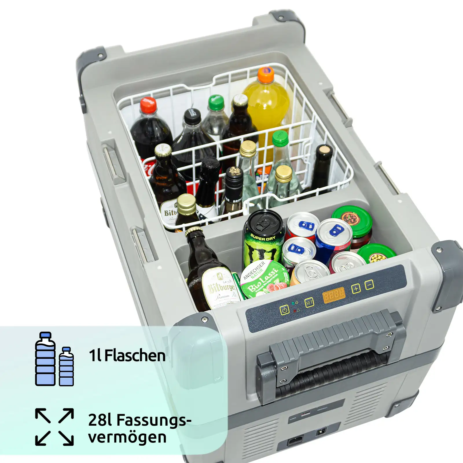 Kompressor-Kühlbox Pro-BT Bluetooth-Steuerung -22° C, 12/24 V (28 l)