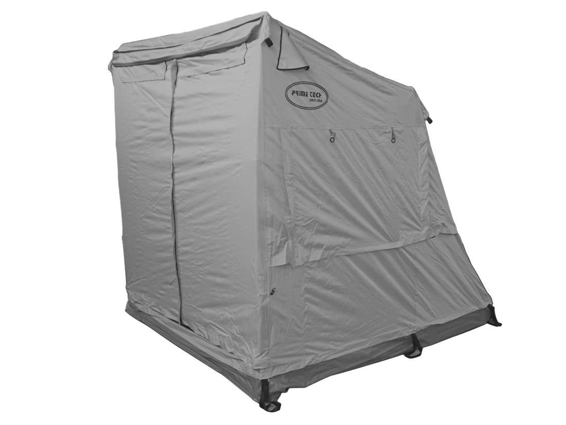 Anbauzelt 200x200x200 cm – Erweiterung zum Autodachzelt (grau)