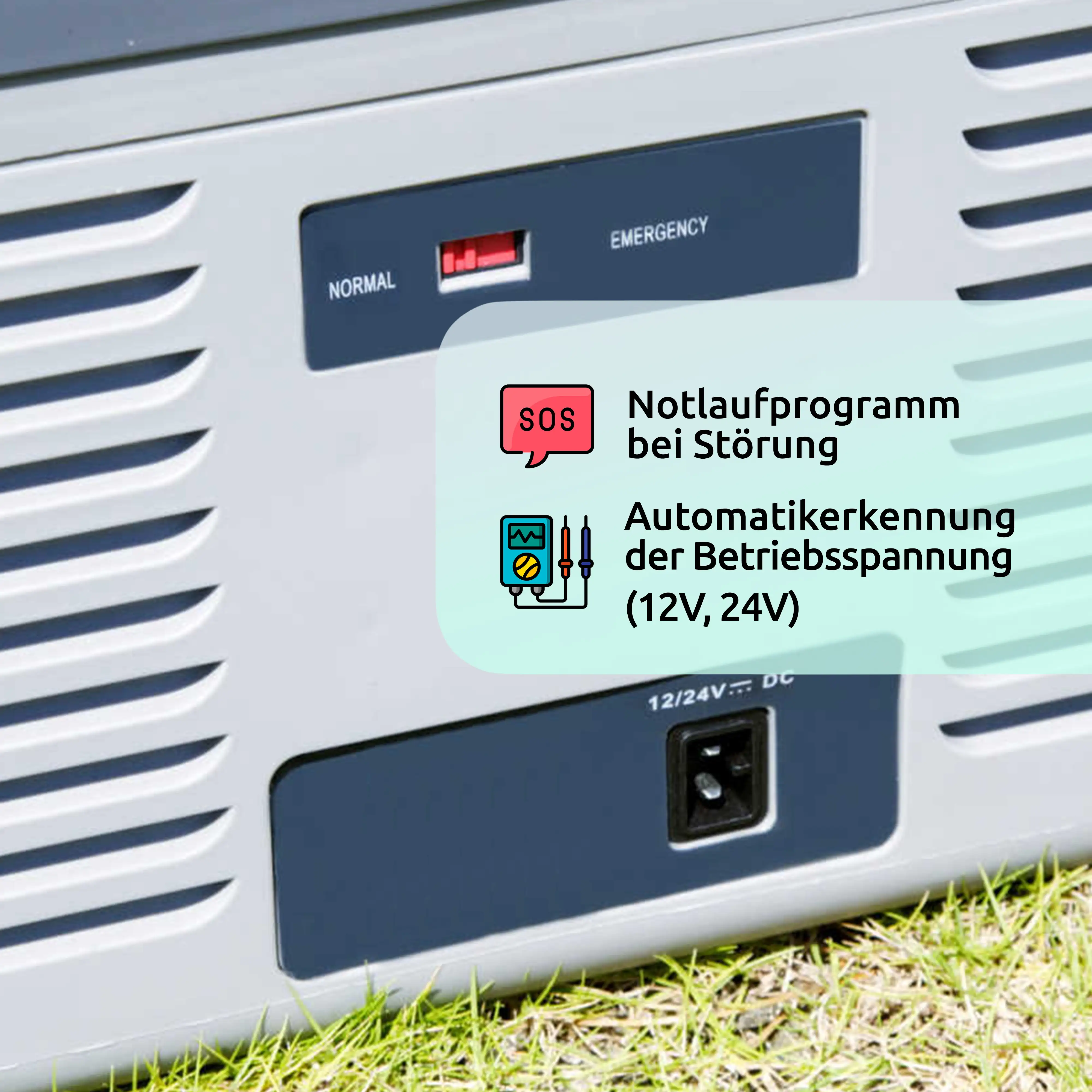 Kompressor-Kühlbox Pro-BT Bluetooth-Steuerung -22° C, 12/24 V (28 l) inkl. Solarpanel