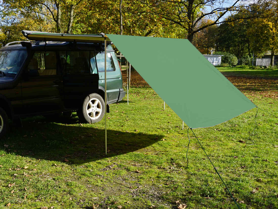 Tarp – Erweiterung zur Fahrzeug-Markise 250 cm, grün