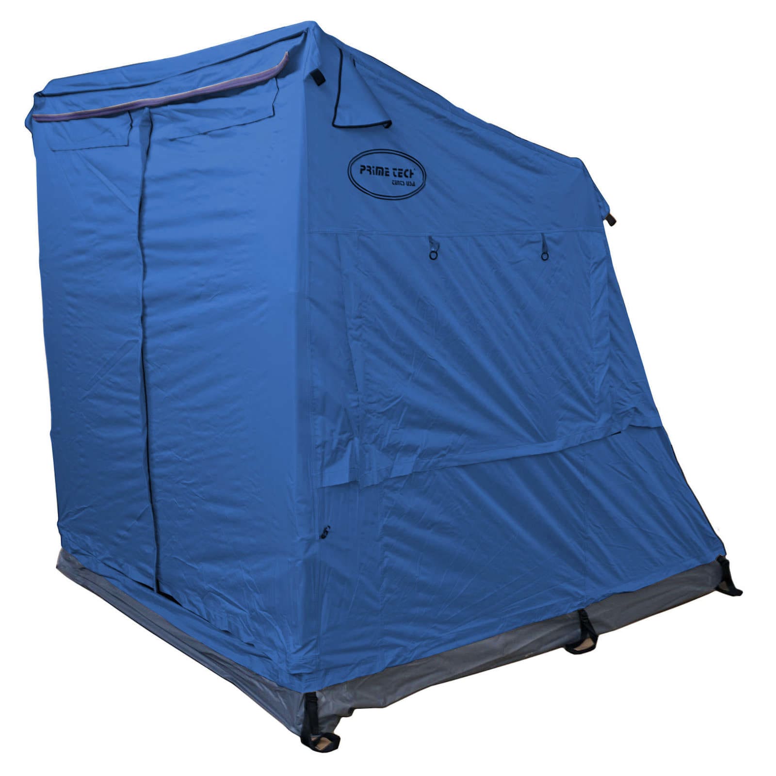 Anbauzelt 200x200x200 cm – Erweiterung zum Autodachzelt (blau)