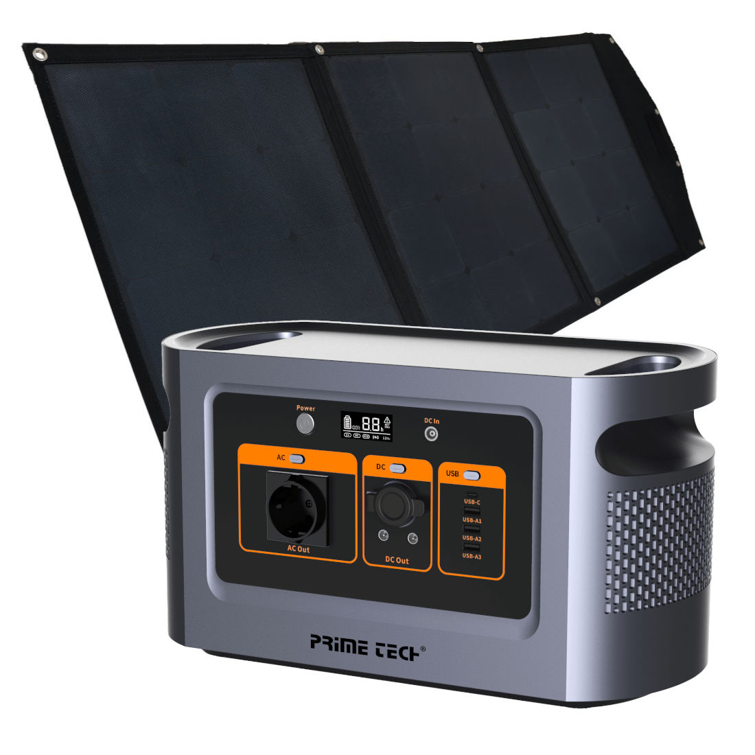 Powerstation (1200W) + Solarpanel