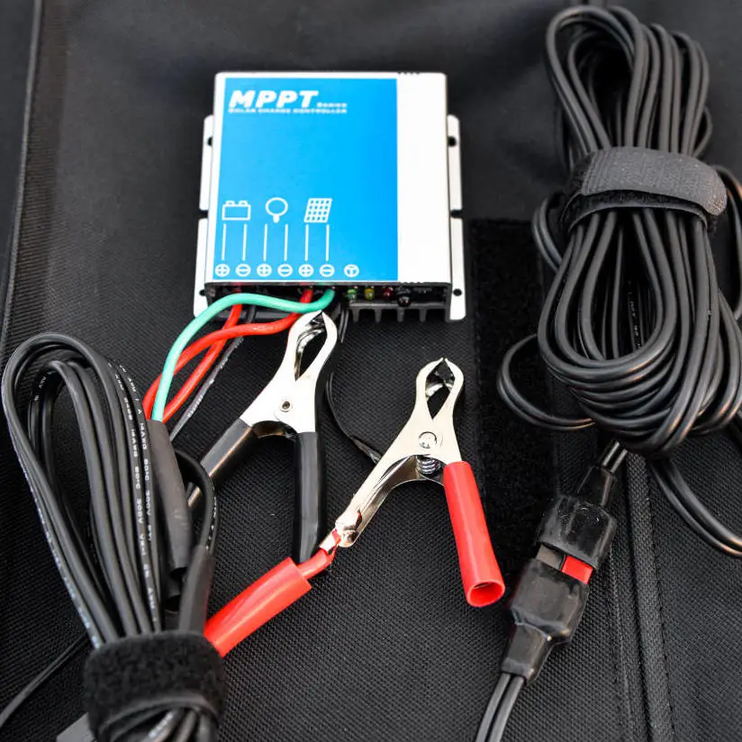 Mobiles Solarpanel 120W, faltbar für Blei-Akkus