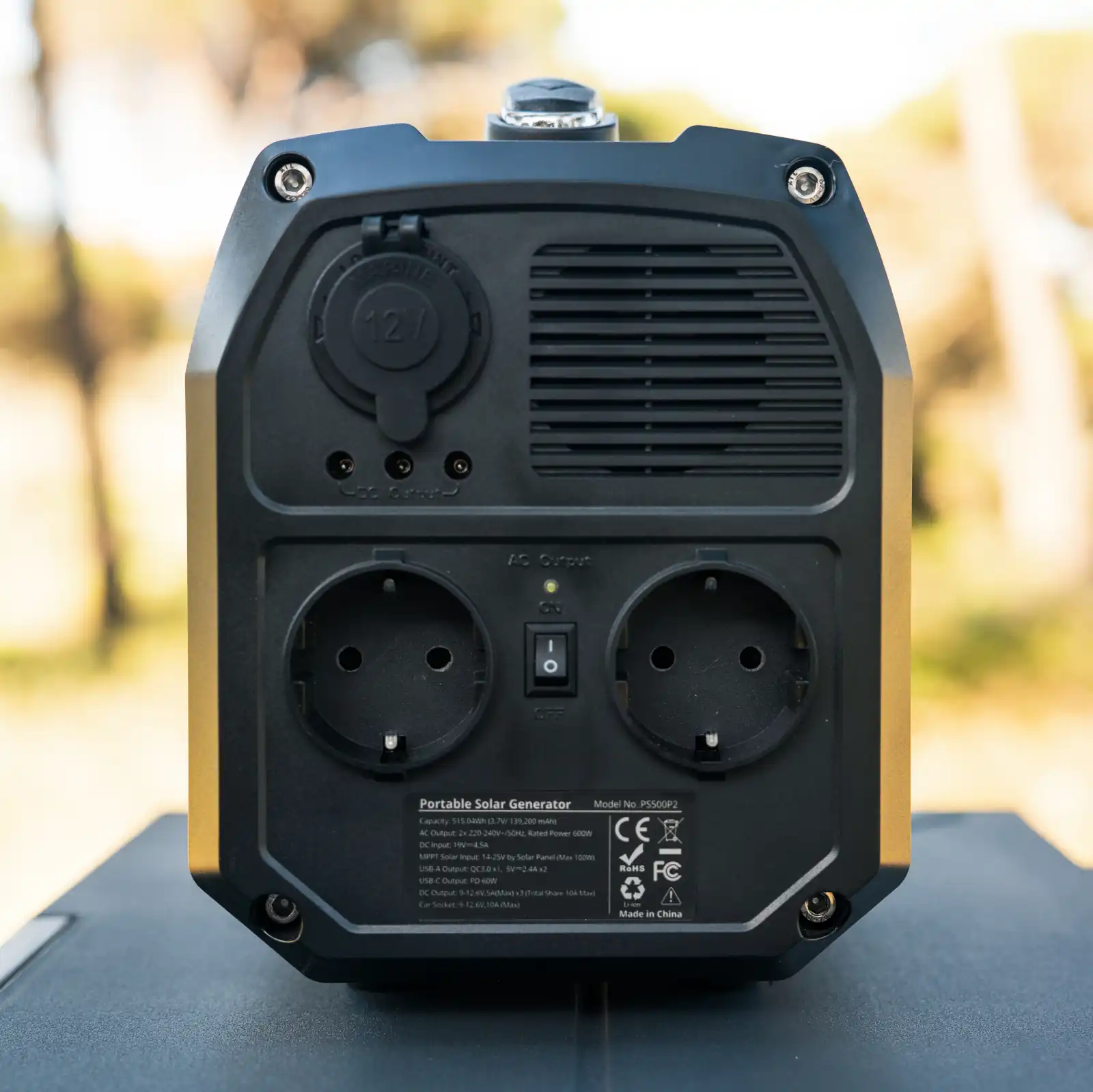 Mobiler Solargenerator Powerstation 515 Wh 600 W