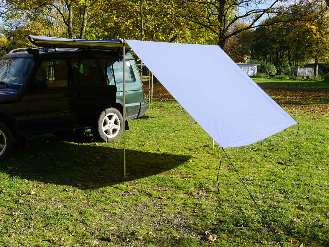 Tarp – Erweiterung zur Fahrzeug-Markise 250 cm, grau