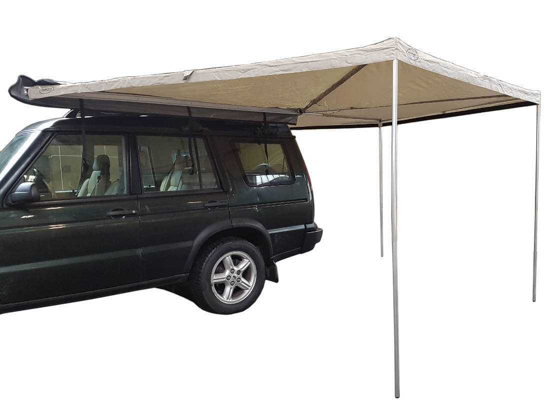 Prime Wing 270° Markise, Fahrerseite beige - auch für Dachzelte