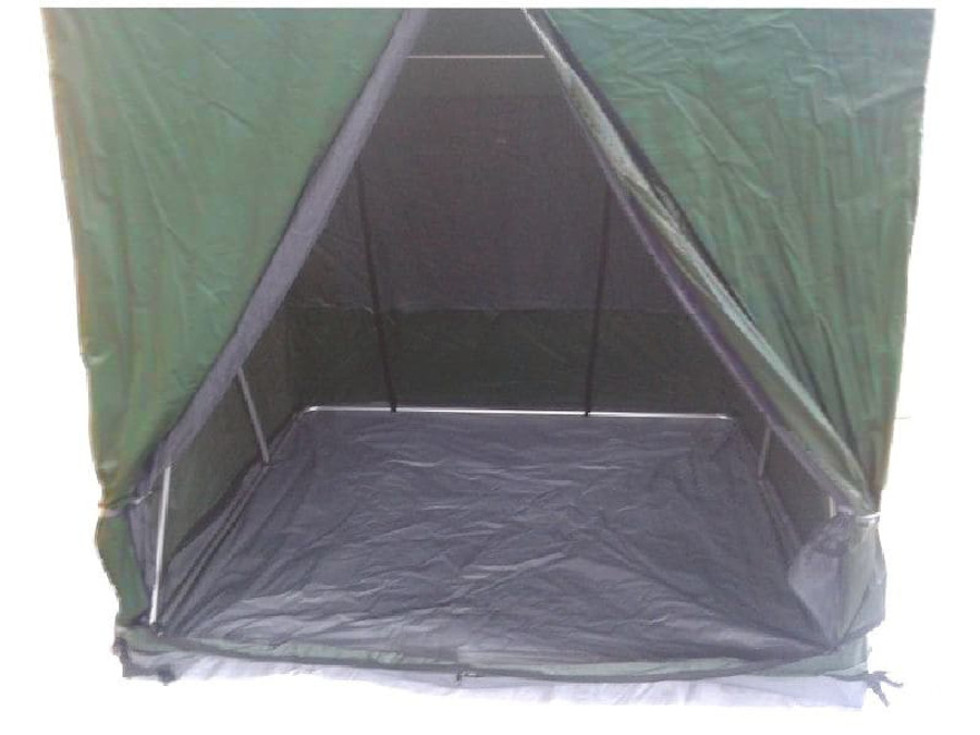 Anbauzelt 200x200x200 cm – Erweiterung zum Autodachzelt (grün)