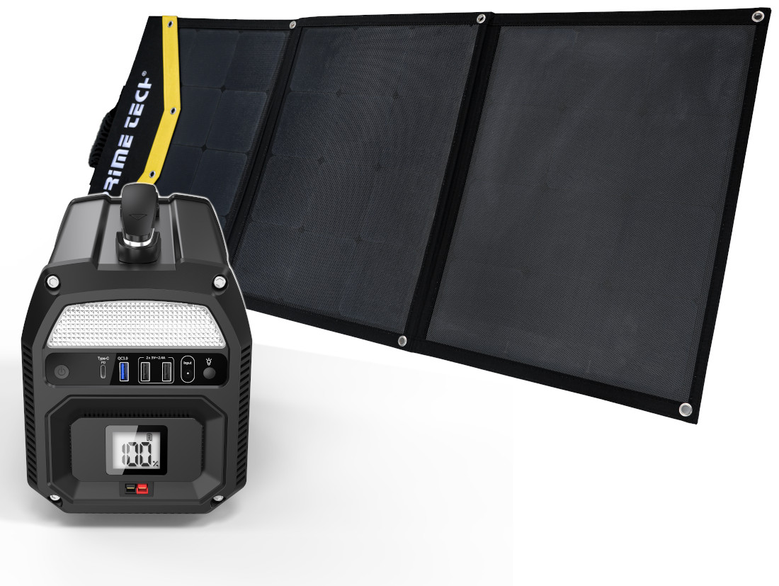 Mobiler Solargenerator Powerstation 515 Wh 600 W + Solarpanel
