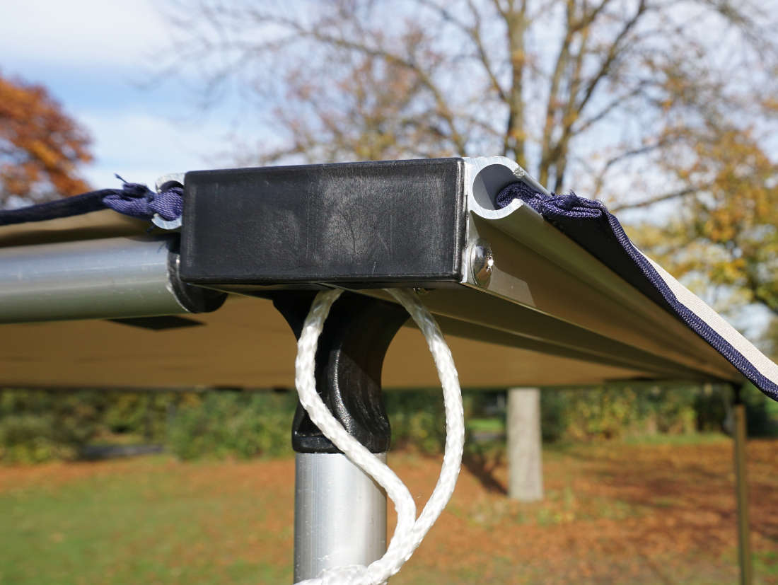 Tarp – Erweiterung zur Fahrzeug-Markise 150 cm, grau