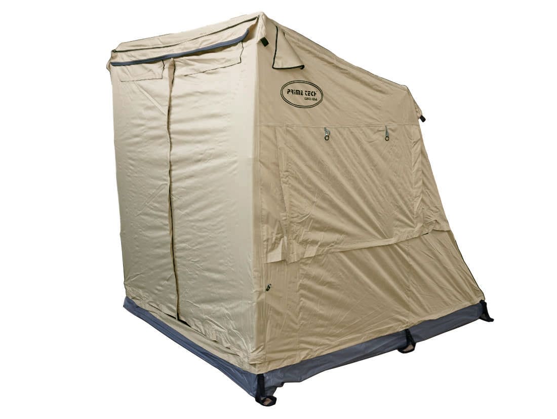Anbauzelt 200x200x200 cm – Erweiterung zum Autodachzelt (beige)