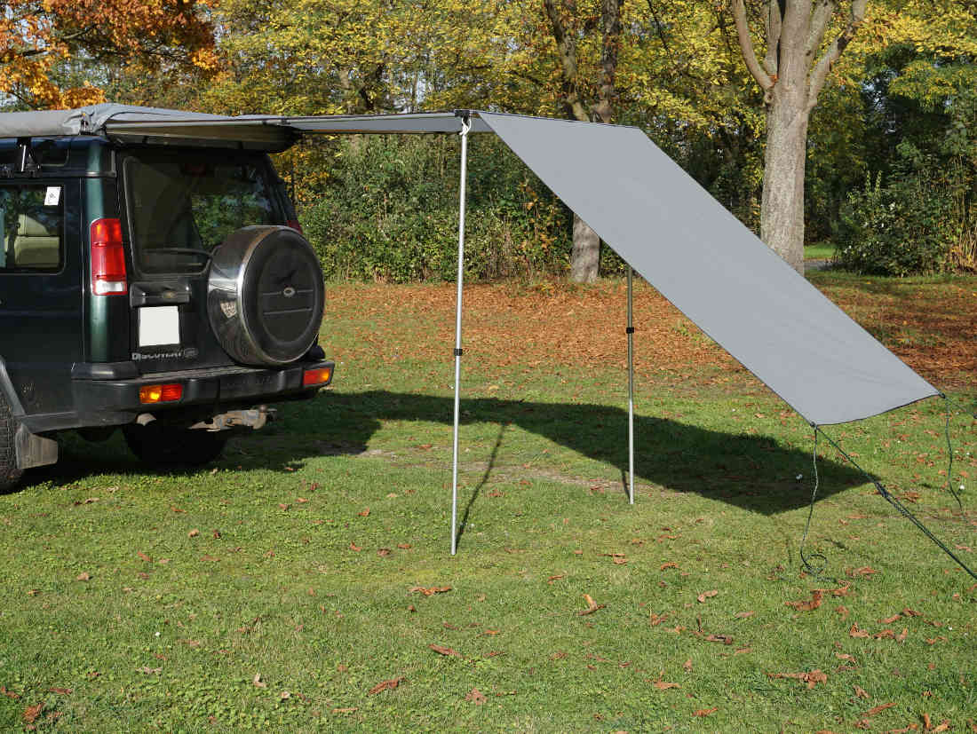 Tarp – Erweiterung zur Fahrzeug-Markise 150 cm, grau