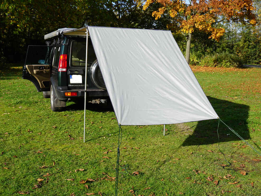 Tarp – Erweiterung zur Fahrzeug-Markise 150 cm, grau